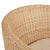 GlobeWest | Cana Occasional Chair | Shell Boucle | Natural Rattan