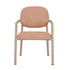 GlobeWest | Lori Metal Frame Dining Armchair | Peach & Matt Cashmere