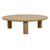 GlobeWest | Seb Round Coffee Table | Oak