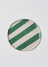 Earthenware Platter⎮Cabana⎮Green Stripe