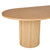 FLOORSTOCK BRISBANE ONLY | Globewest Benjamin Ripple Oval Dining Table | Natural Ash