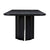 GlobeWest | Leon Dining Table | Matt Black Oak