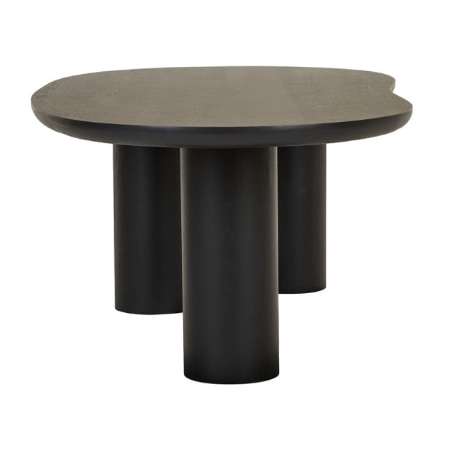 GlobeWest | Seb Curve Dining Table | Black Oak