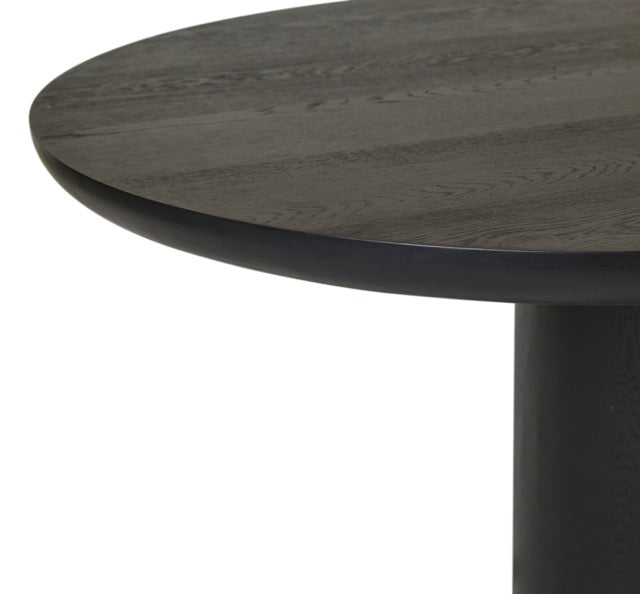 GlobeWest | Seb Oval Dining Table | Black Oak