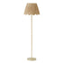 Laizane Floor Lamp⎮Natural Raffia+Gold