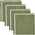 Cora Napkins⎮Olive+Ivory⎮Set4