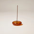 Amber Glass Incense Holder