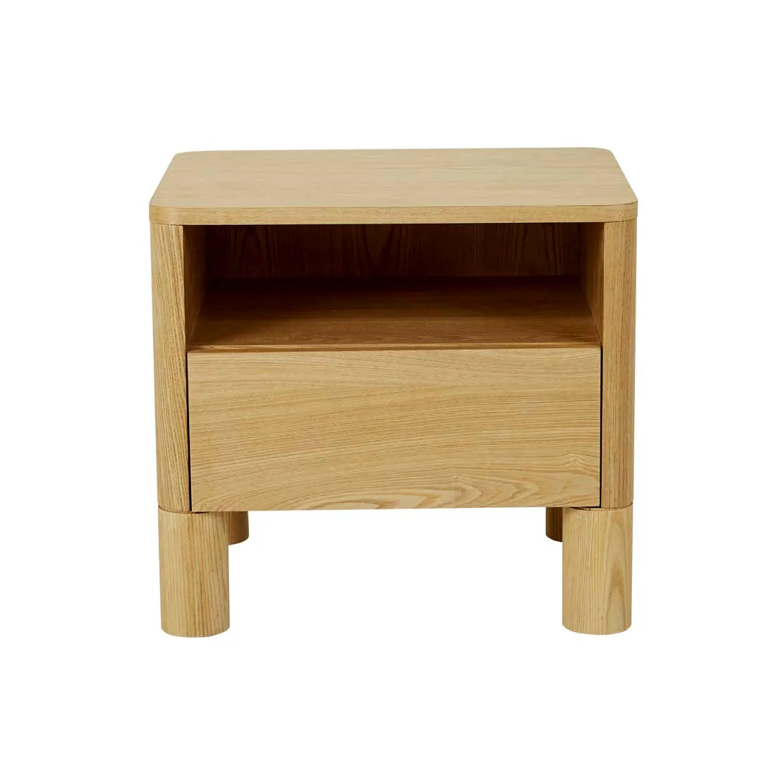 GlobeWest | Artie Open Bedside | Natural Ash