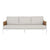 GlobeWest | Delphi 3 Seater Sofa | Coconut & Natural Weave