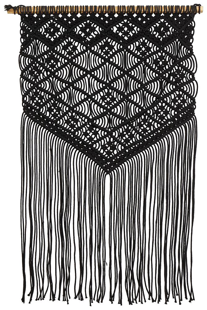 Bohemian Black Wall Hanging