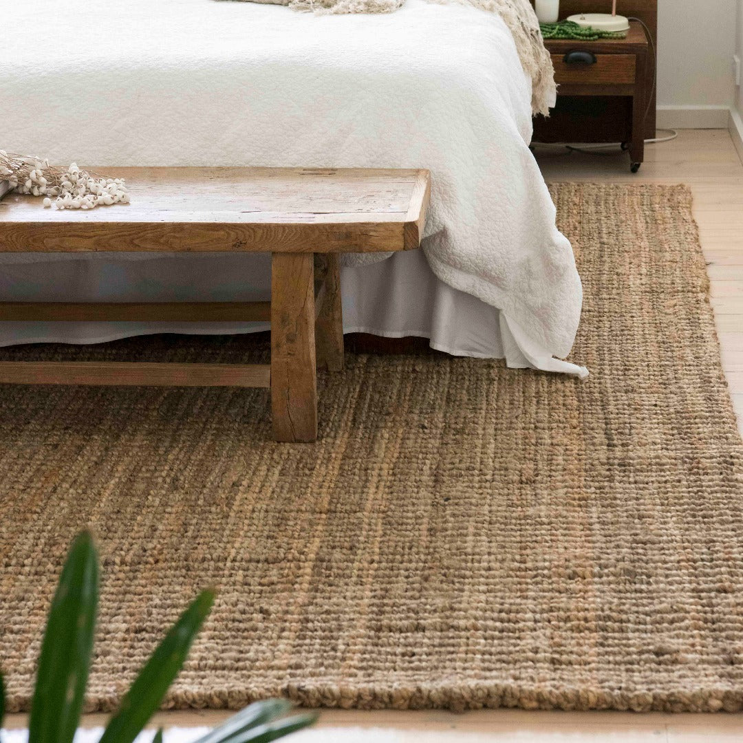 Natural jute rug