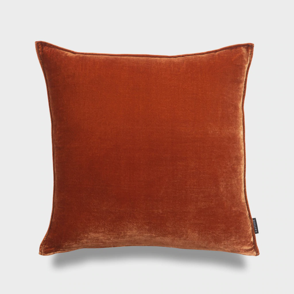 Rust 2024 velvet pillow