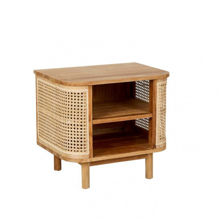 GlobeWest | Willow Curve Bedside Table